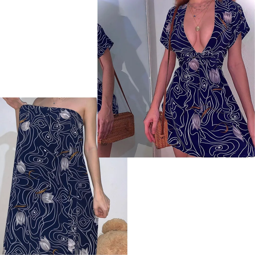 Трендова сукня, пошита зі старих речей Трендова сукня, пошита зі старих речей