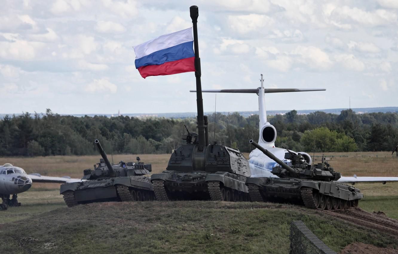 Оккупанты разместили военную технику по линии отвода войск