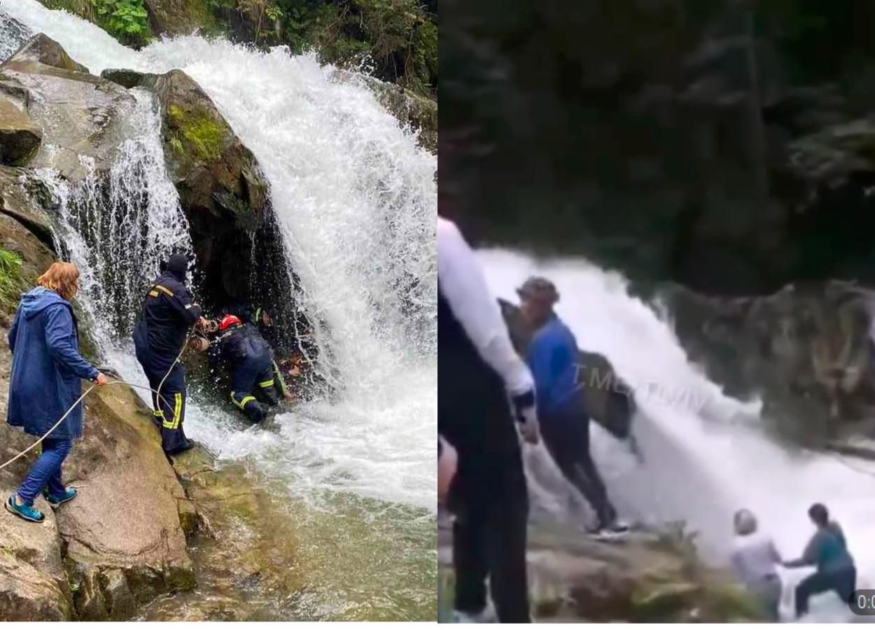Смерть ученика на водопаде Каменка 02.06.2021: в сети появилось видео с места трагедии 