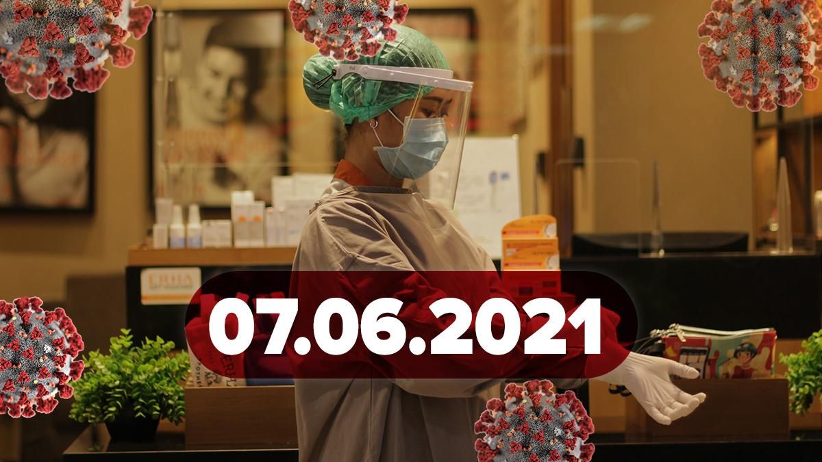 Коронавирус Украина, новости 7 июня 2021 – статистика