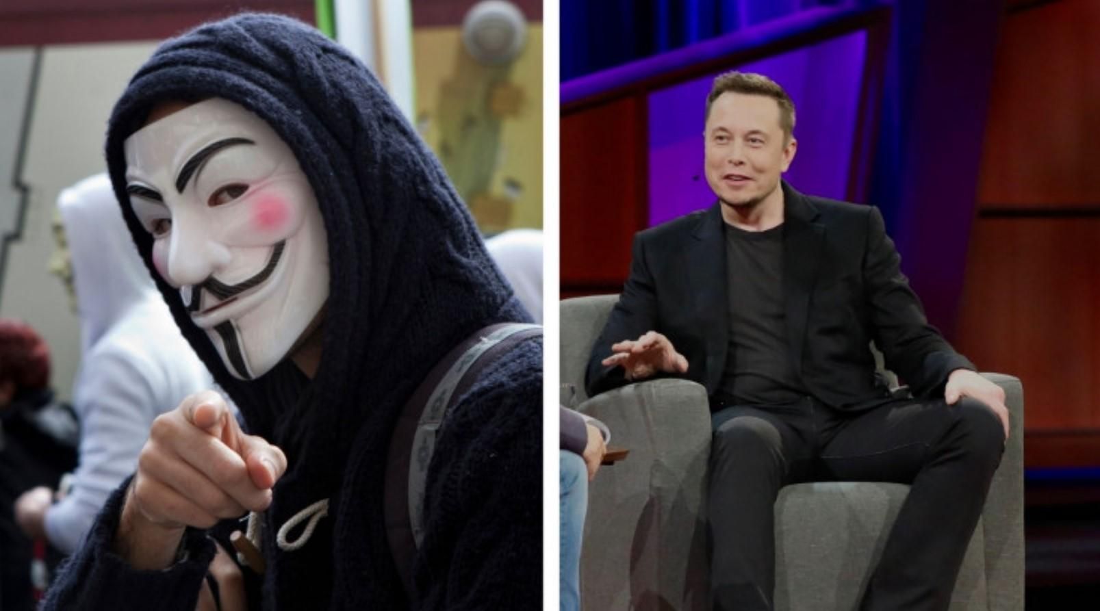 Хакеры объявили "войну" Илону Маску Хакеры объявили "войну" Илону Маску
