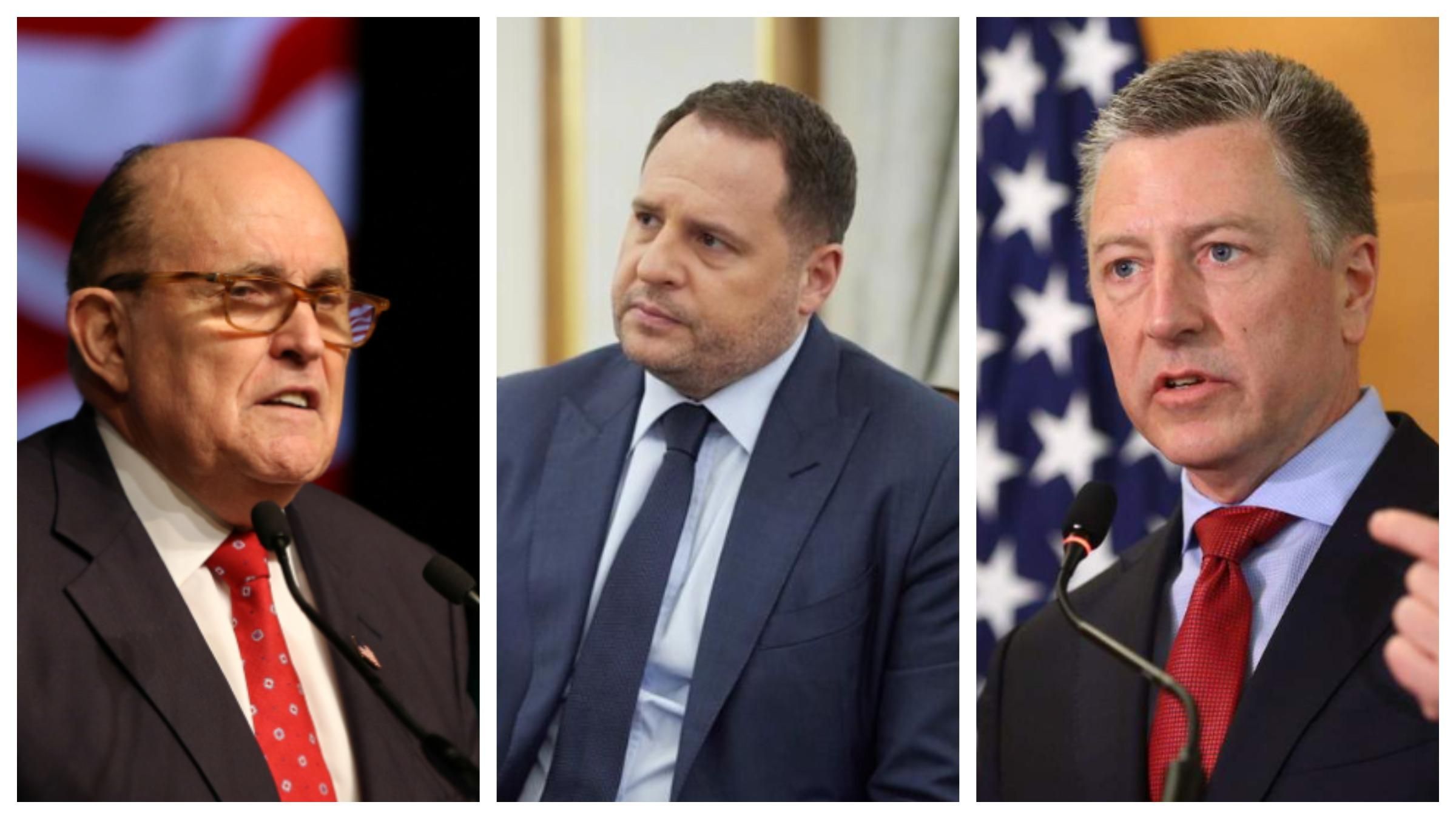 СМИ обнародовали запись разговора между Волкером, Ермаком и Джулиани СМИ обнародовали запись разговора между Волкером, Ермаком и Джулиани