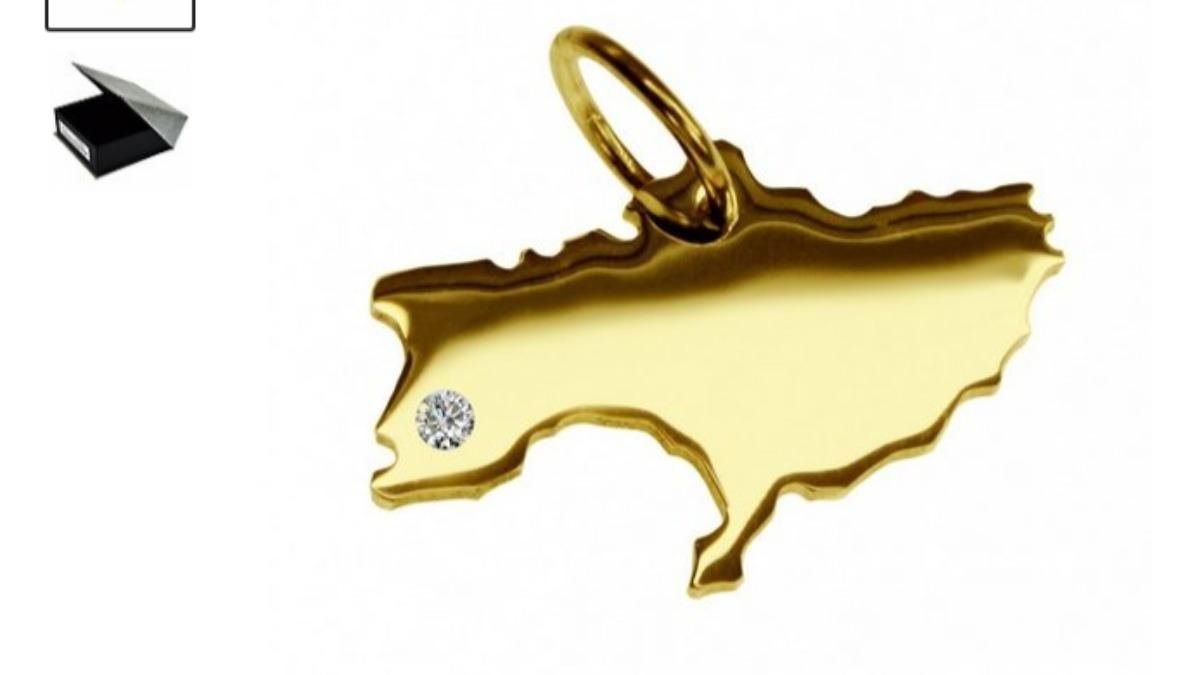 Амазон та ОТТО продають прикраси у формі карти України без Криму Амазон та ОТТО продають прикраси у формі карти України без Криму