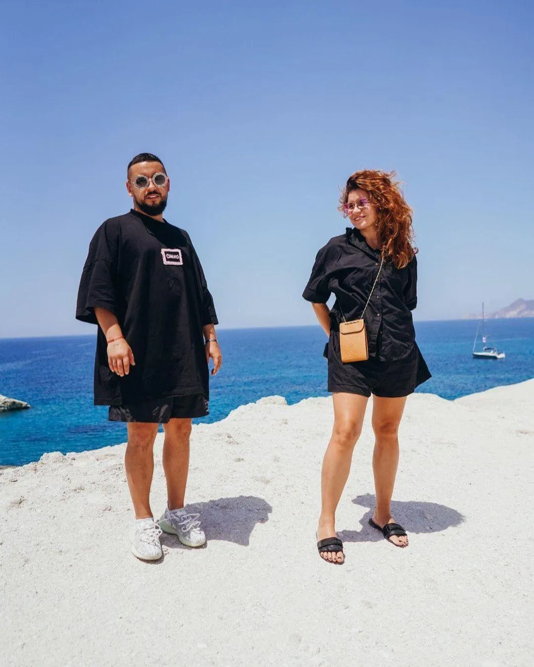 Монатік з дружиною в Греції Монатік з дружиною в Греції