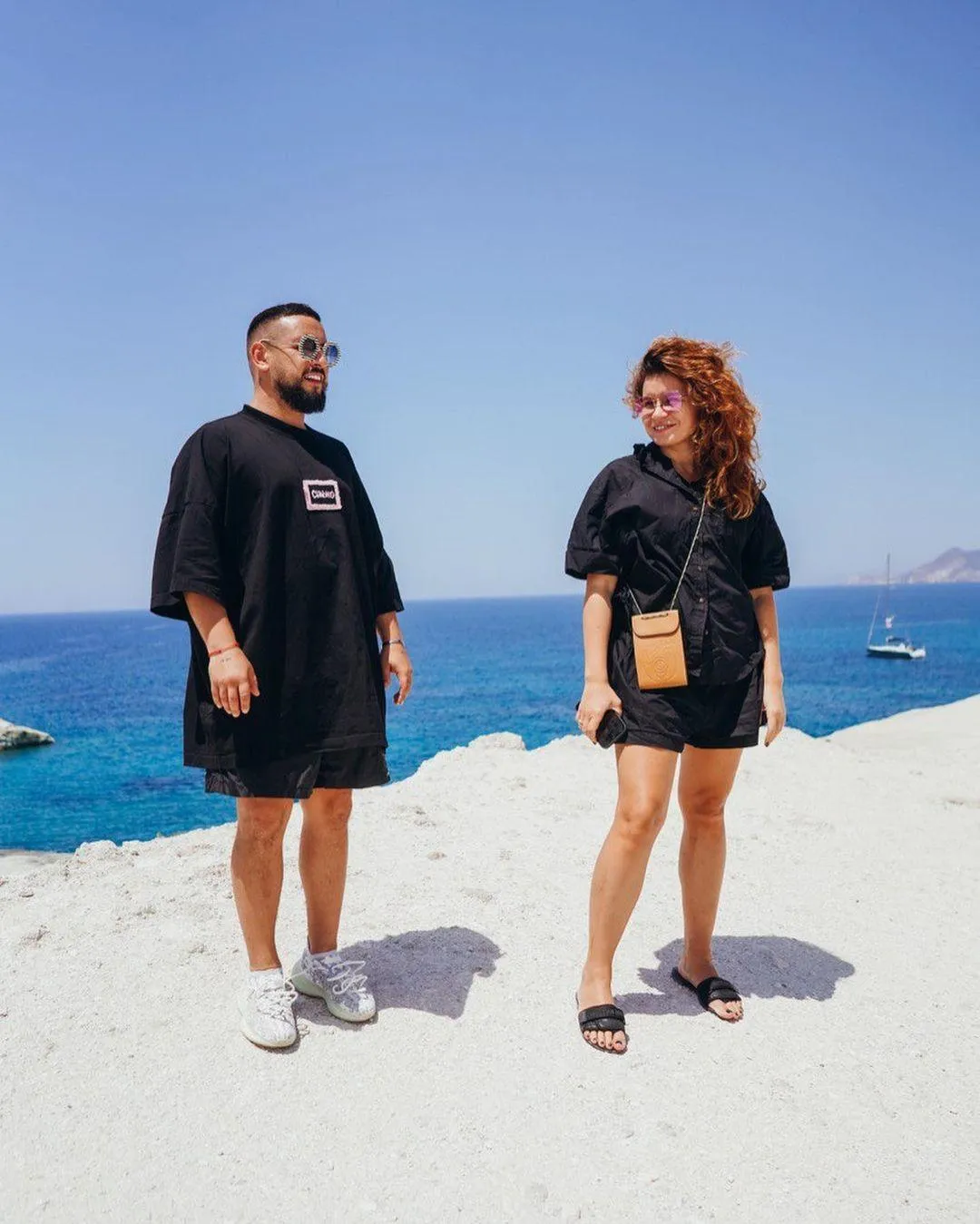 Монатік з дружиною в Греції Монатік з дружиною в Греції