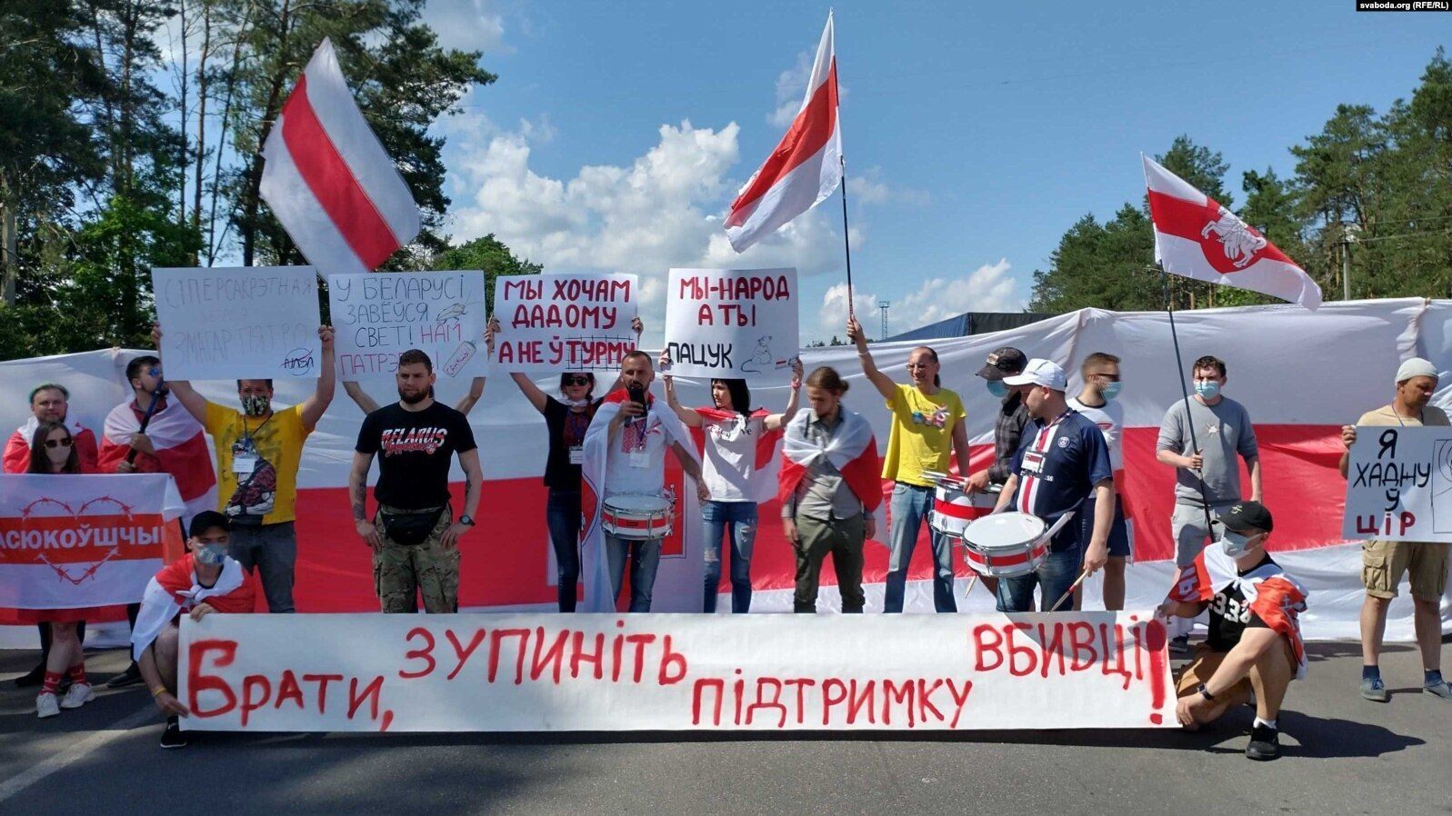 Білоруси перекрили рух на кордоні з Україною 12 червня 2021: фото