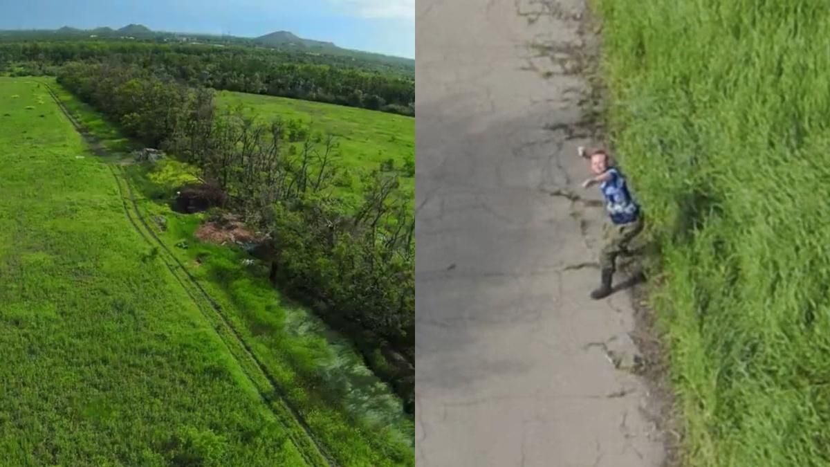 Дрон ЗСУ подражнив окупантів, пролетівши над їхніми позиціями Дрон ЗСУ подражнив окупантів, пролетівши над їхніми позиціями