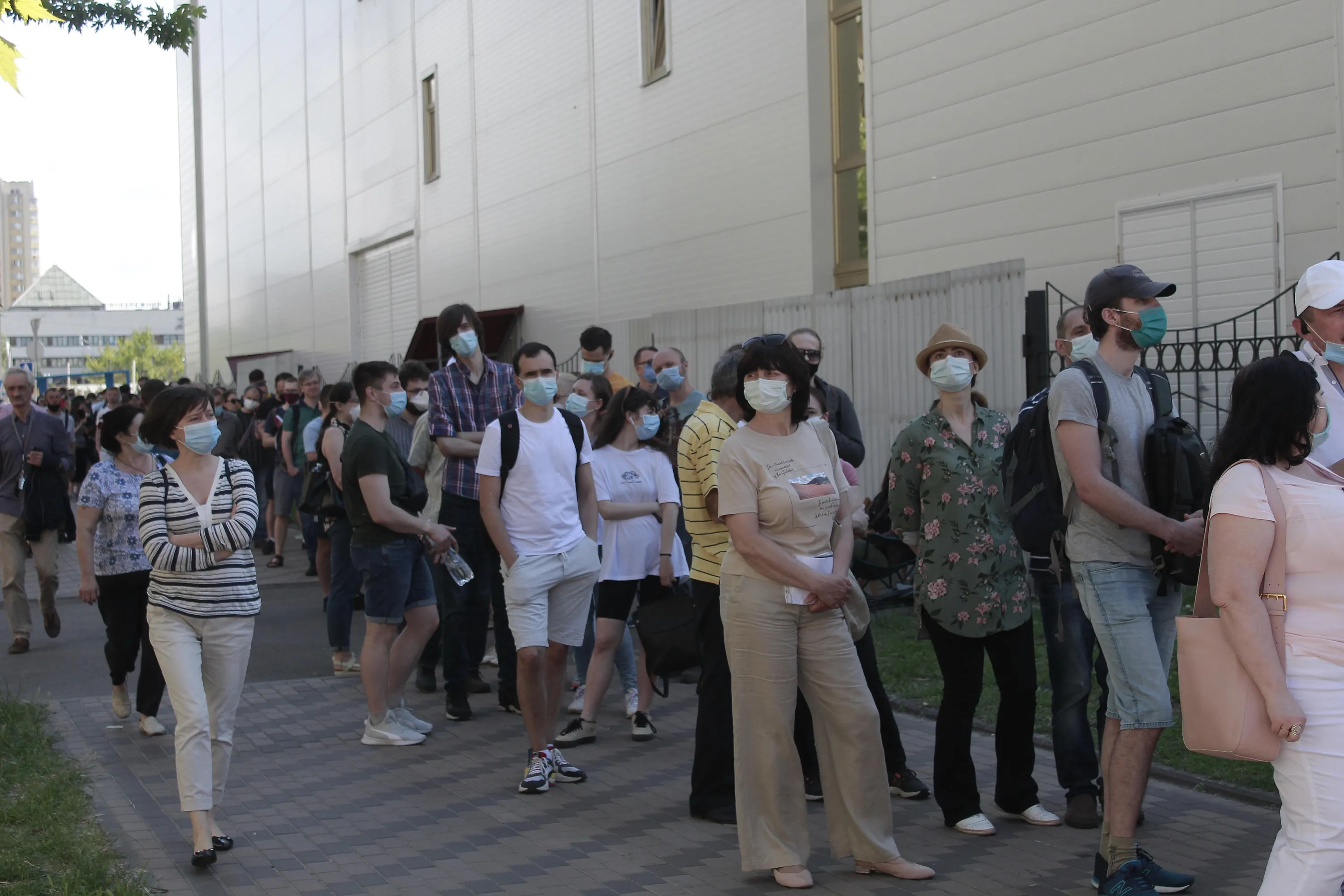 Черга на вакцинацію, Київ