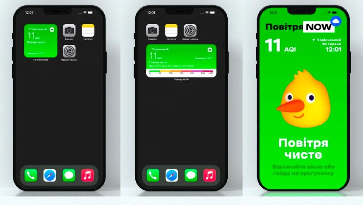Виджет для iPhone от украинской команды расскажет о качестве воздуха в  Киеве и Львове - novosti-mobilnyh-telefonov - Техно