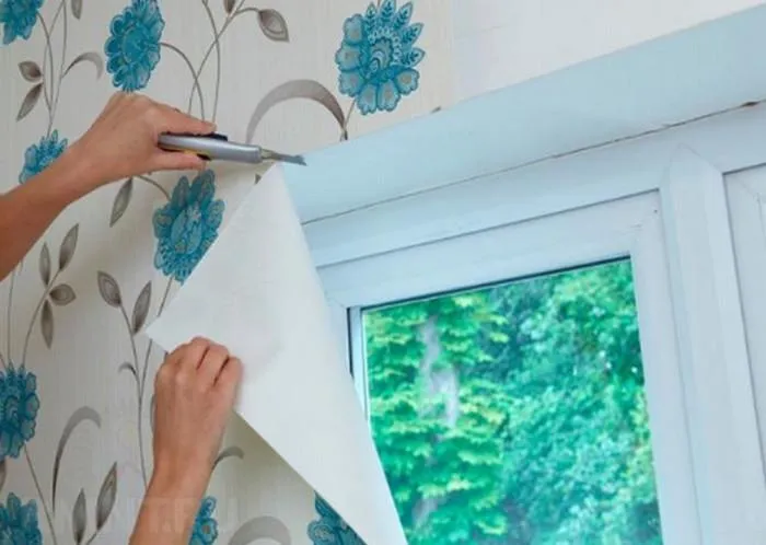 Закрийте вікна при поклейці шпалер Закрийте вікна при поклейці шпалер