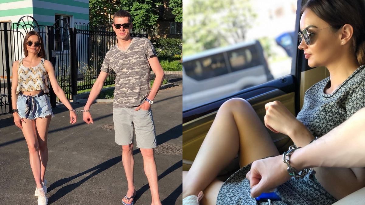 Пара, яка з'єднала кисті ланцюгом, оголосила про завершення стосунків Пара, яка з'єднала кисті ланцюгом, оголосила про завершення стосунків