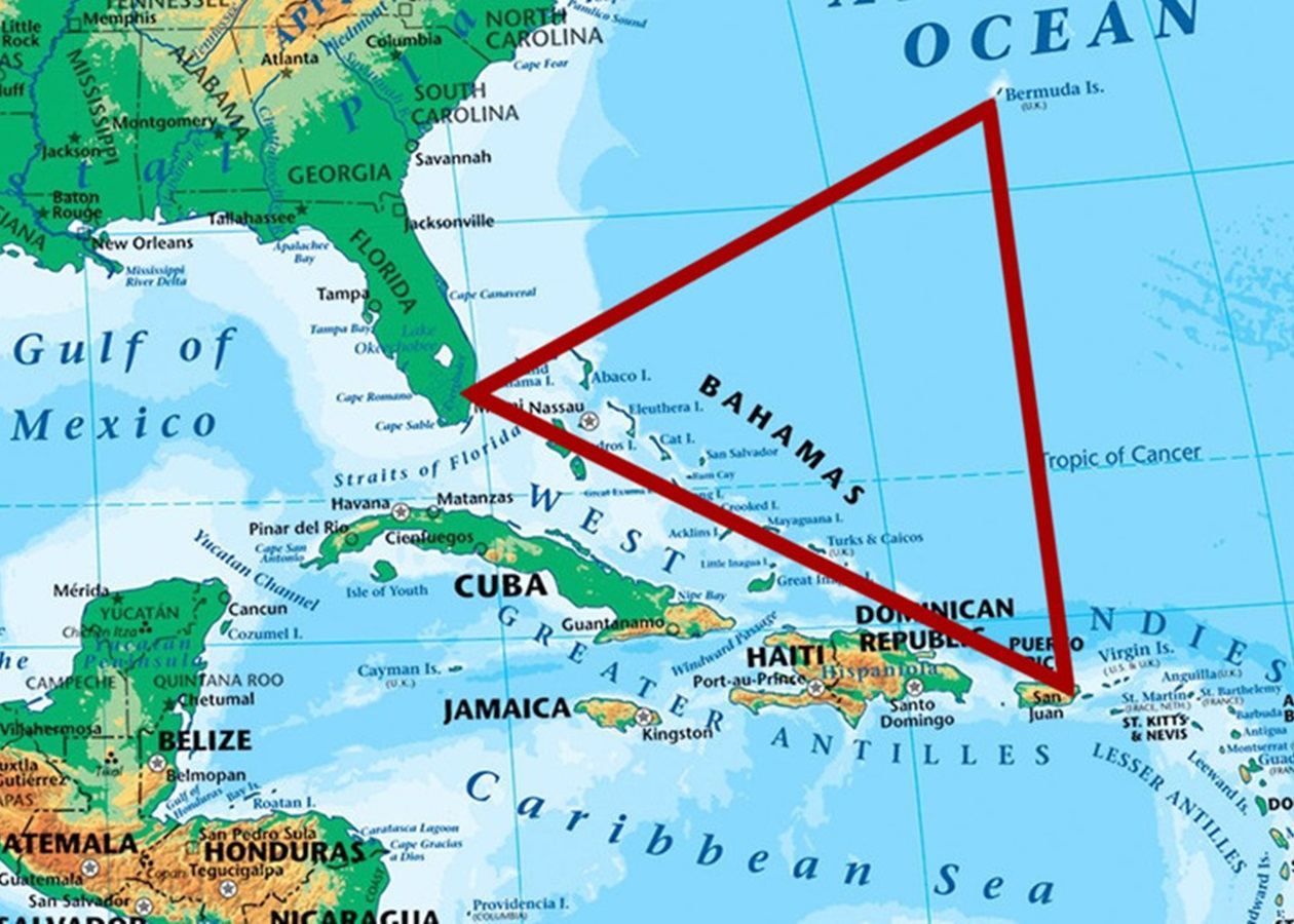 Бермудський трикутник цікаві факти: факти про Бермудський трикутник