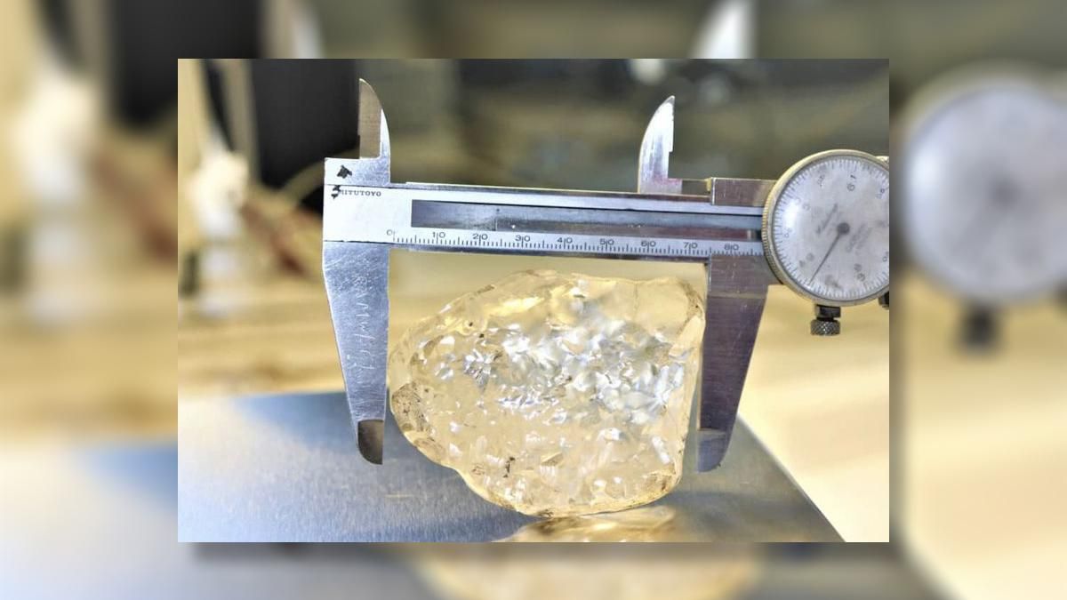 В Африке нашли алмаз весом 1098 карат – один из крупнейших в мире