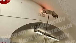 У київському метро гасили пожежу шваброю: відео