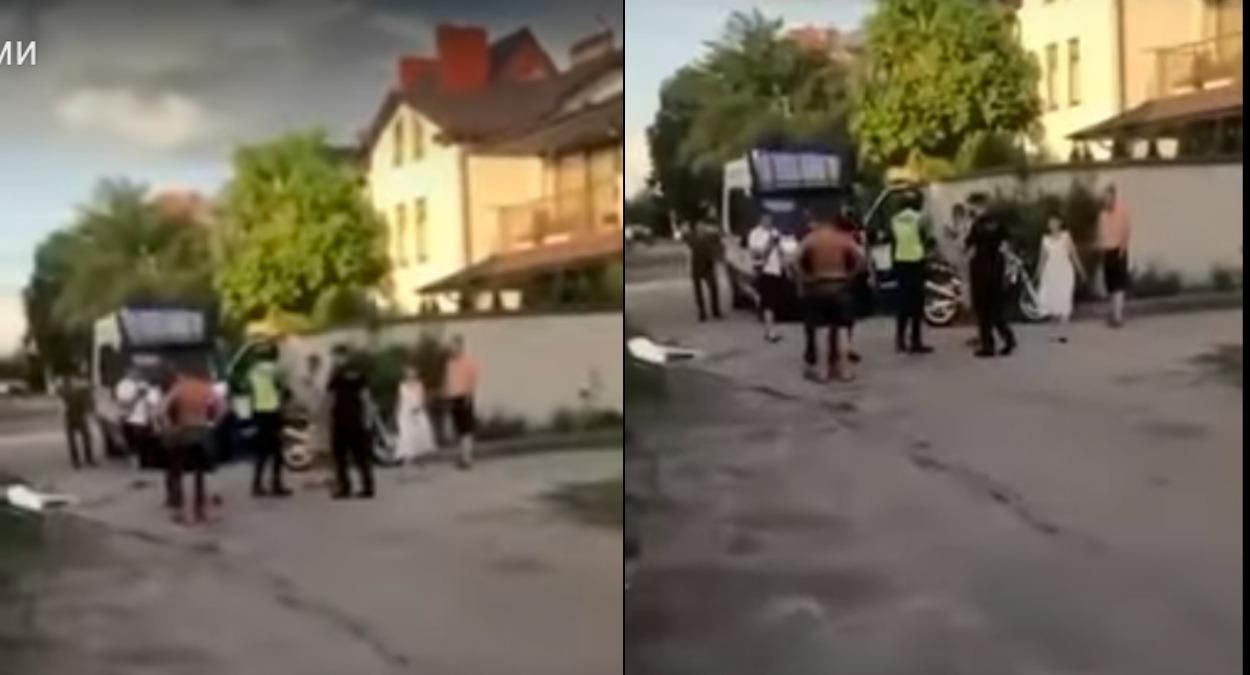 Во Львове несовершеннолетний ром пытался задушить человека: видео 