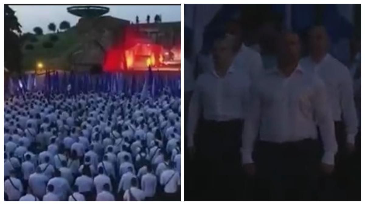 Нагадує бал у Воланда: ОПЗЖ влаштувала дивний марш Нагадує бал у Воланда: ОПЗЖ влаштувала дивний марш