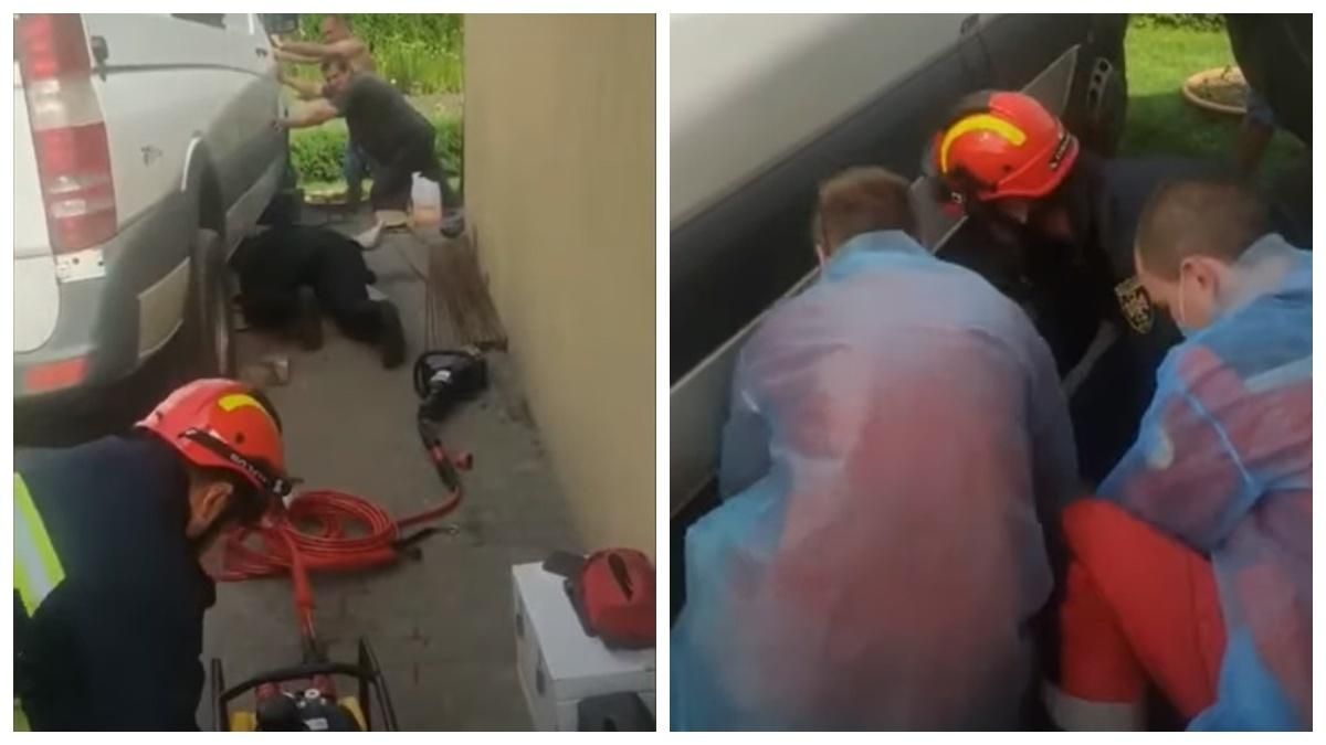 В Черкассах мужчину раздавило авто, которое упало с домкрата В Черкассах мужчину раздавило авто, которое упало с домкрата