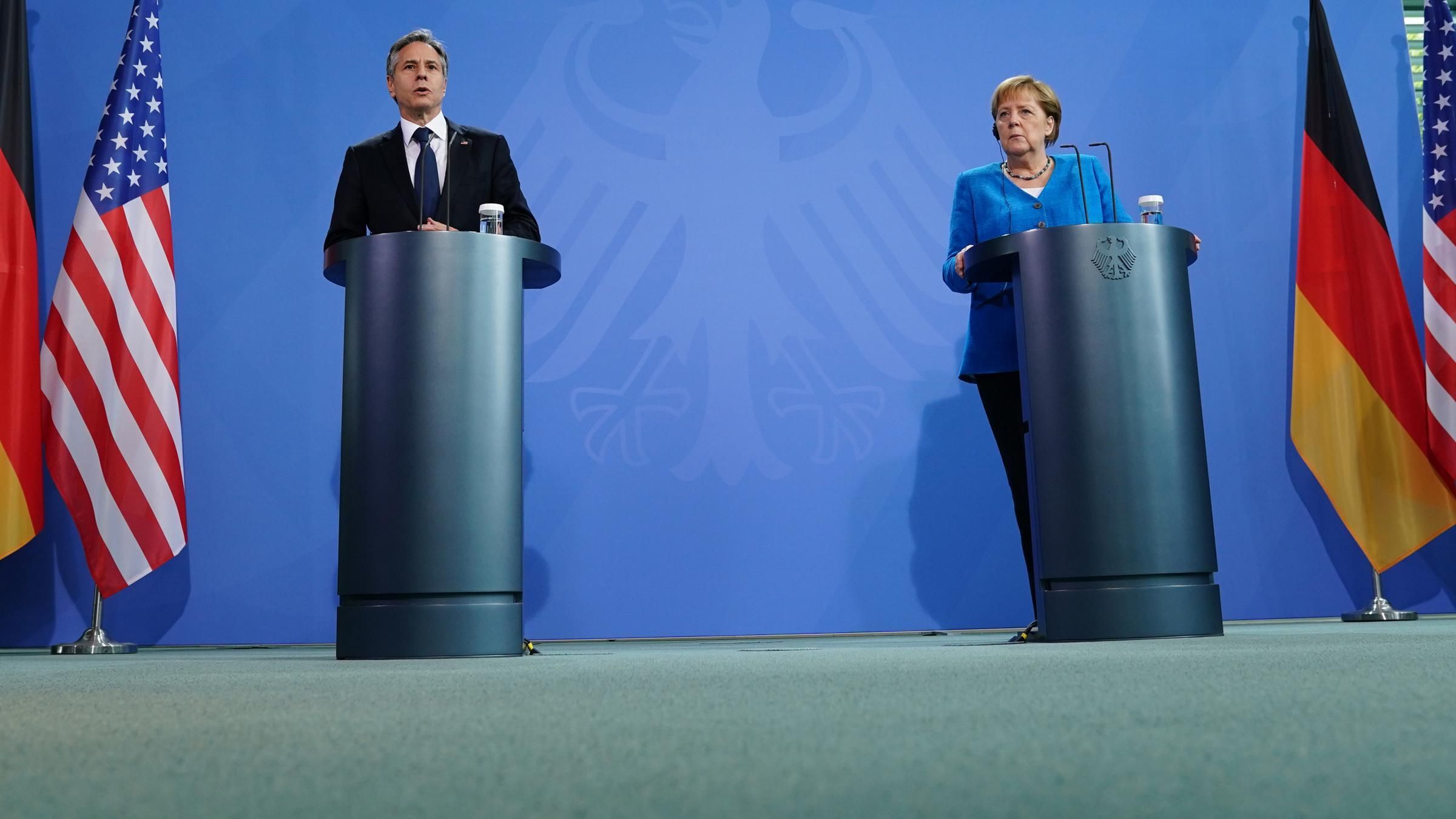 Блінкен закликав Меркель знизити ризики від Північного потоку-2