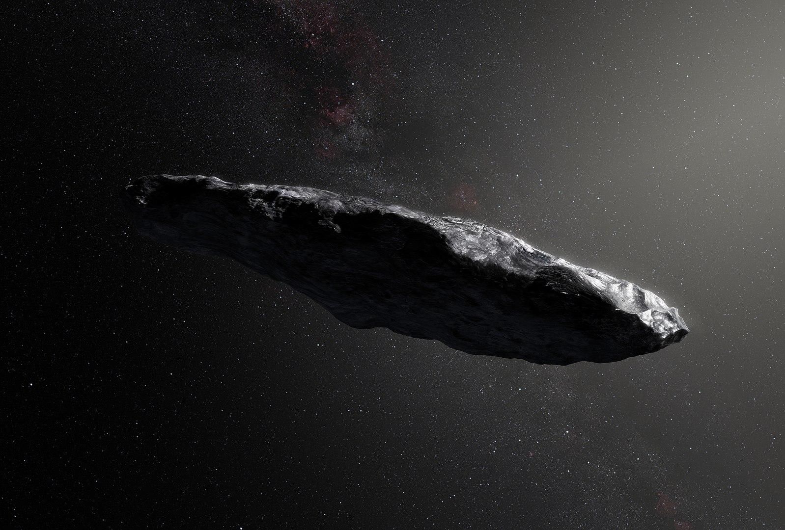 Почему межзвездный астероид Оумуамуа имел необычную форму