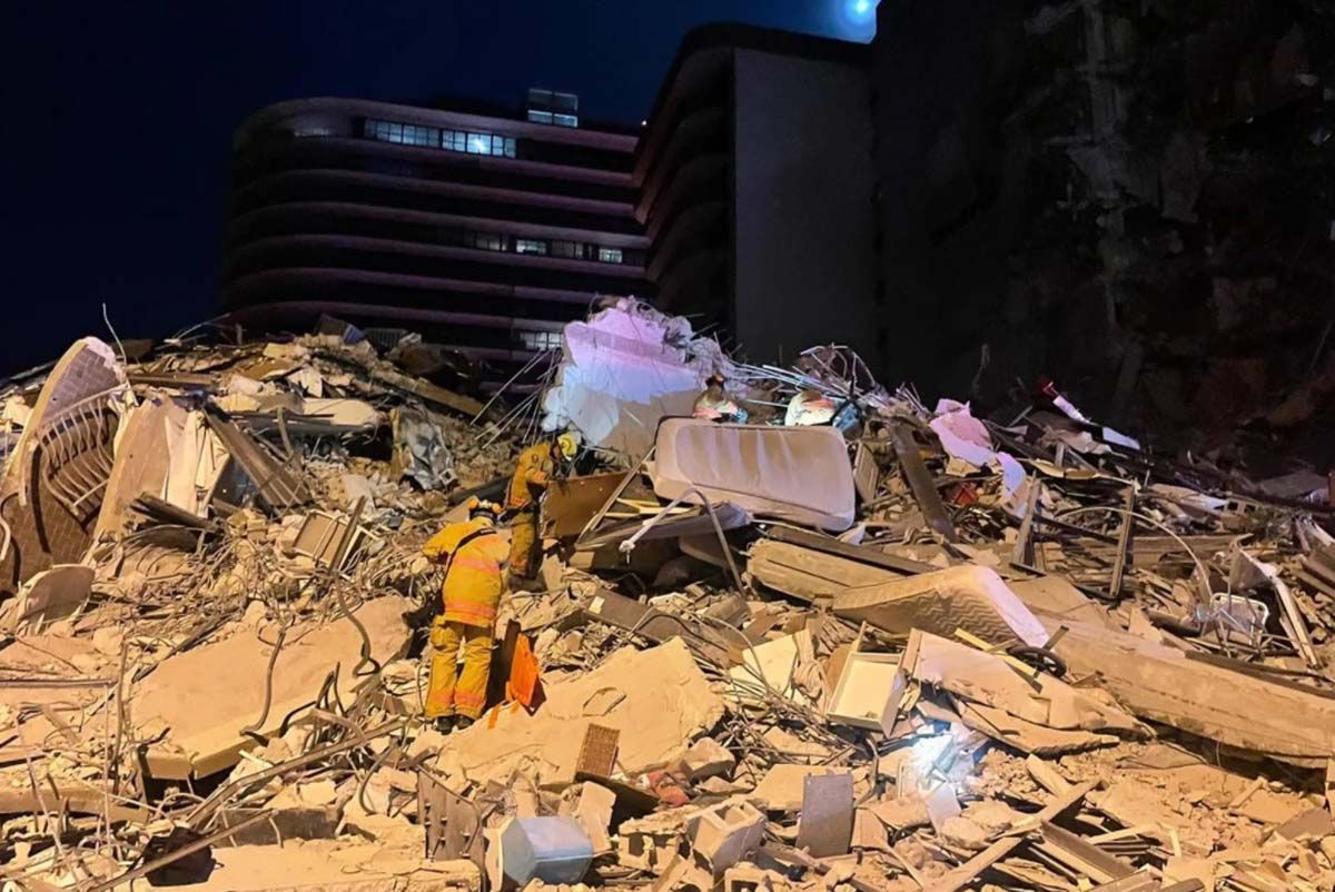 У завалах будинку в Маямі зникла сестра першої леді Парагваю У завалах будинку в Маямі зникла сестра першої леді Парагваю