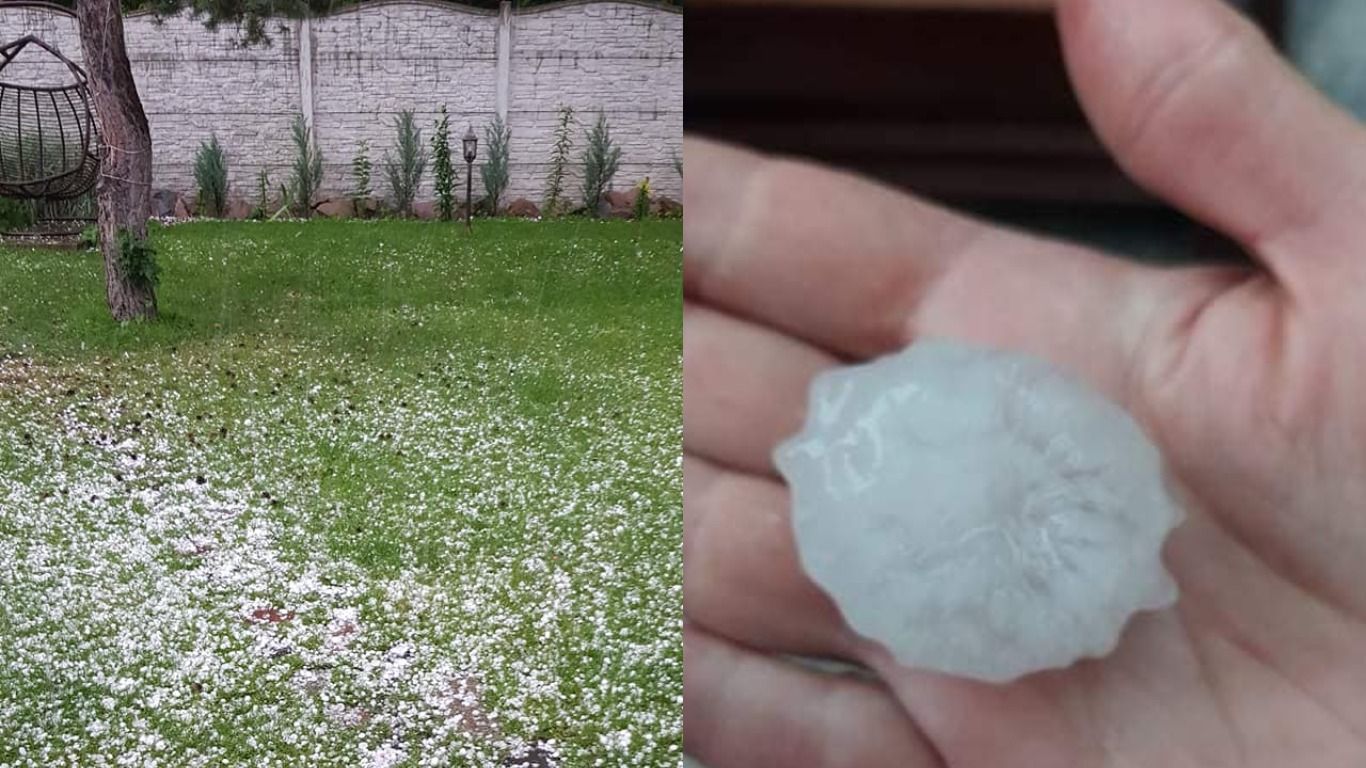 На Киев надвигается буря: в столице выпал гигантский град- фото, видео На Киев надвигается буря: в столице выпал гигантский град- фото, видео