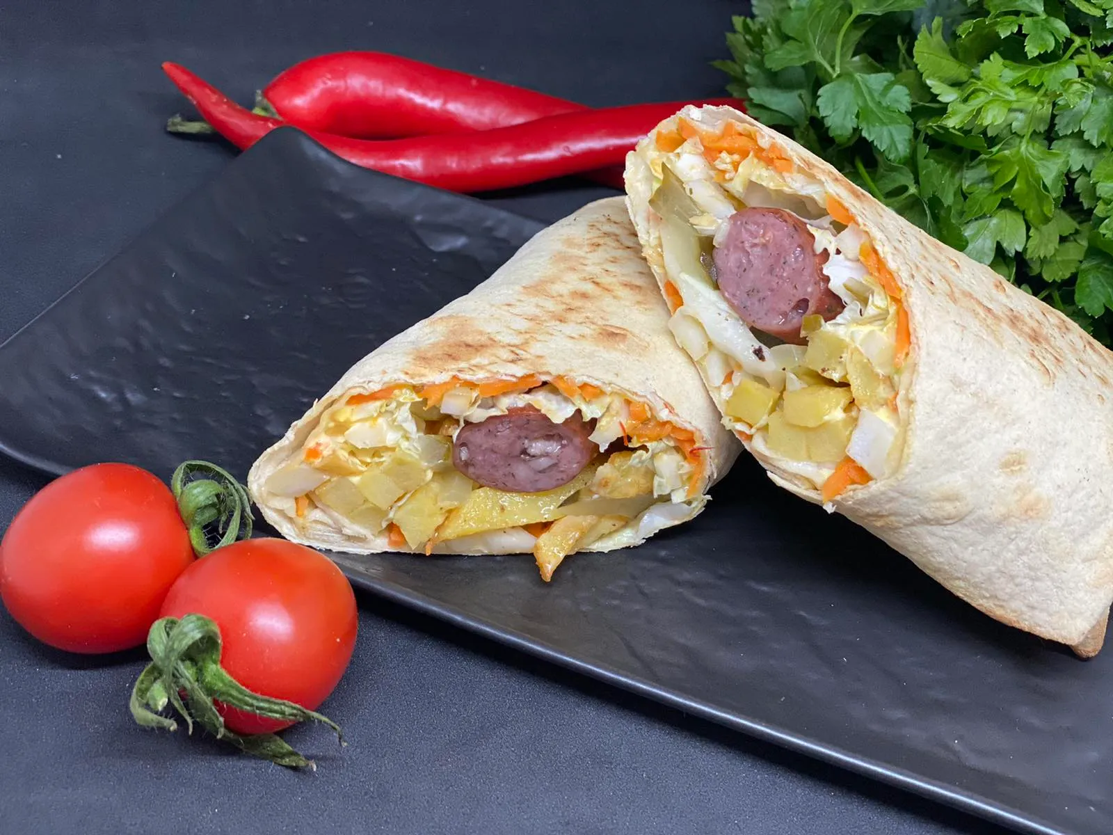 Хот-дог в лаваші Хот-дог в лаваші