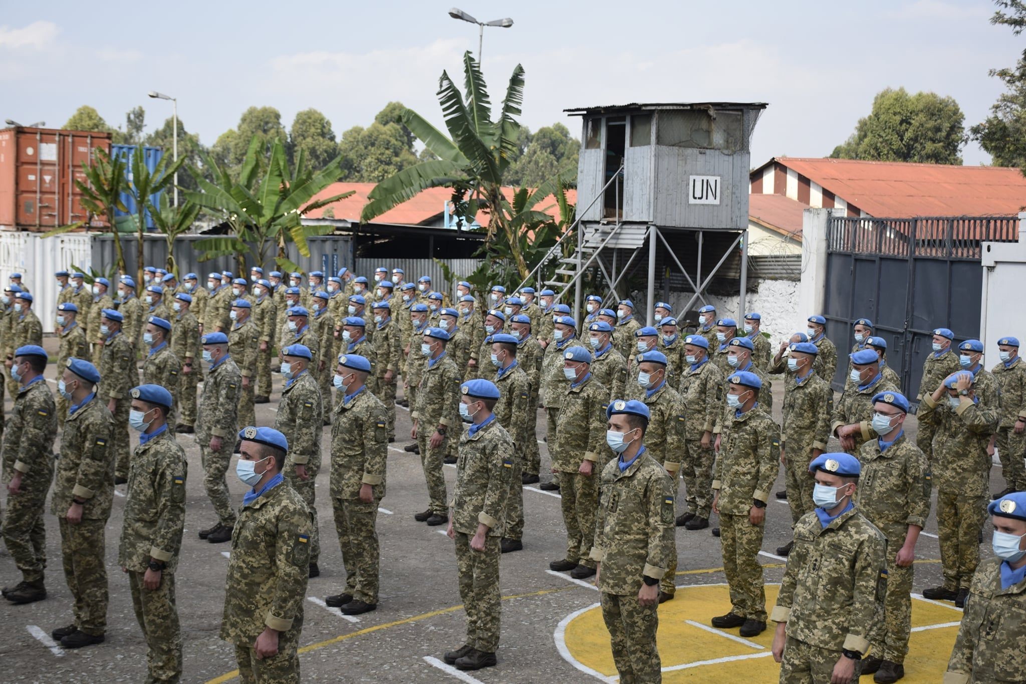 Украинские миротворцы в Конго получили почетные награды от ООН Украинские миротворцы в Конго получили почетные награды от ООН