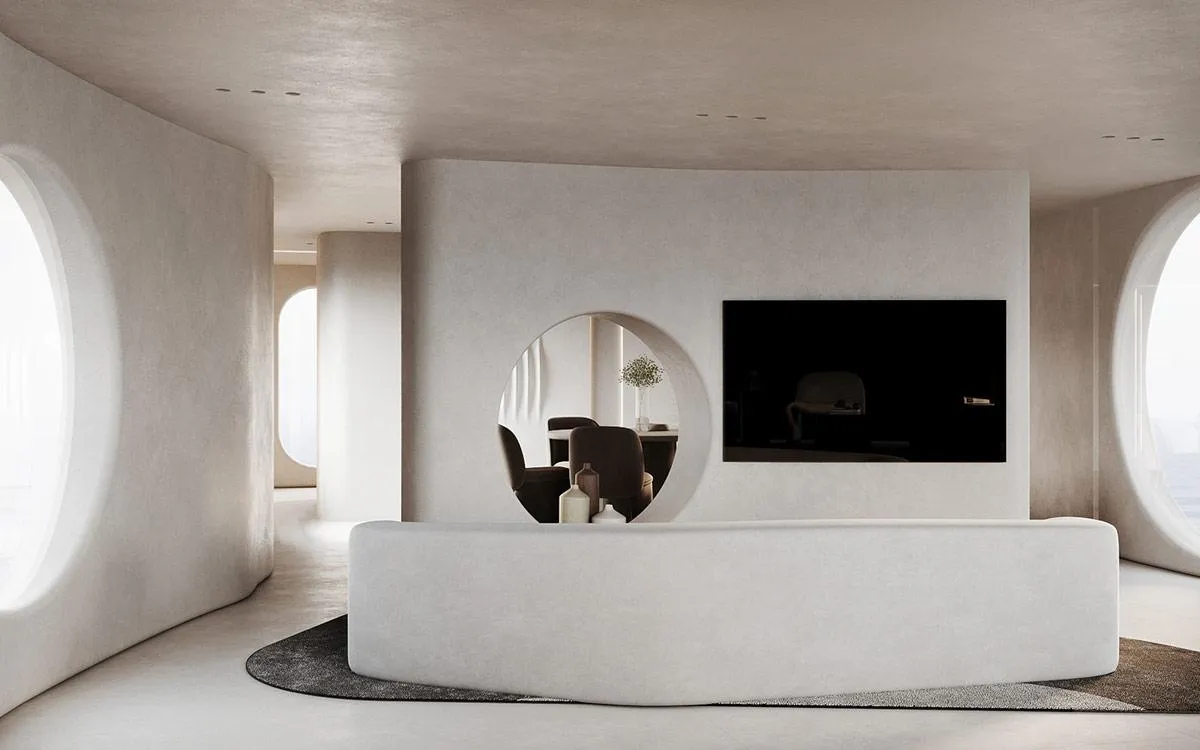 Як виглядає інтер'єр без гострих кутів Як виглядає інтер'єр без гострих кутів