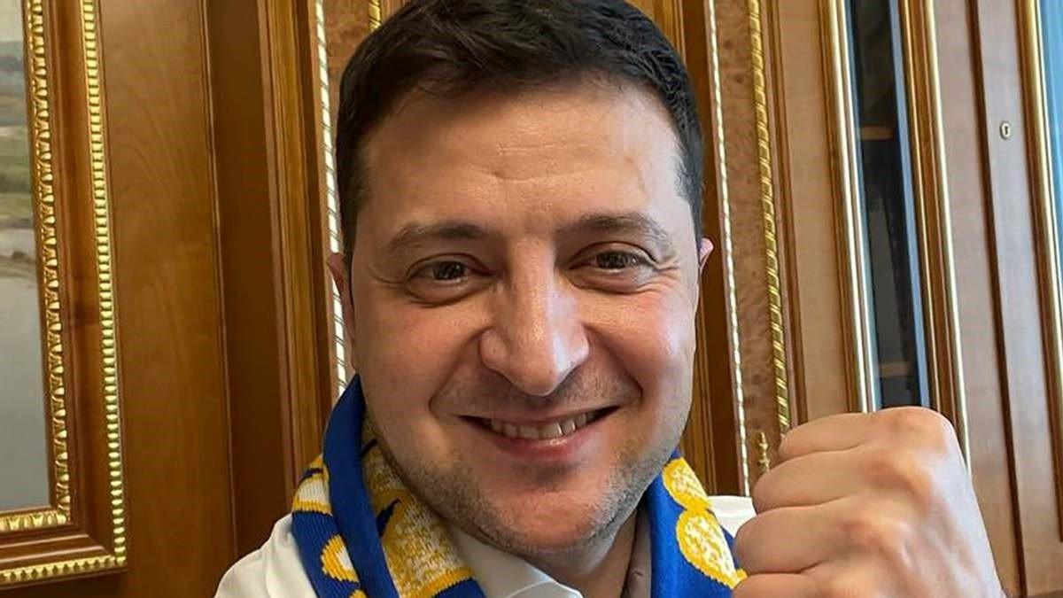 Зеленський привітав збірну України з історичною перемогою