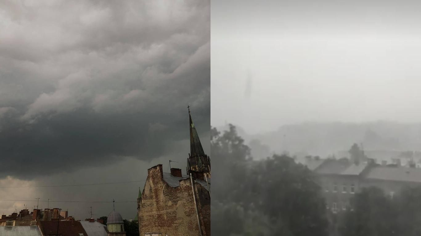 Львів знову накрила потужна злива: все пливе – шокуючі відео Львів знову накрила потужна злива: все пливе – шокуючі відео