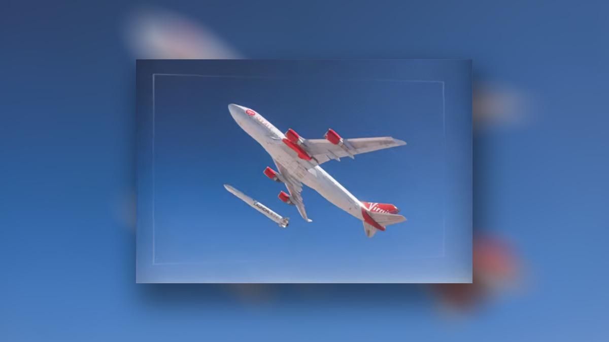 Virgin Orbit запустила спутники прямо с самолета Boeing 747