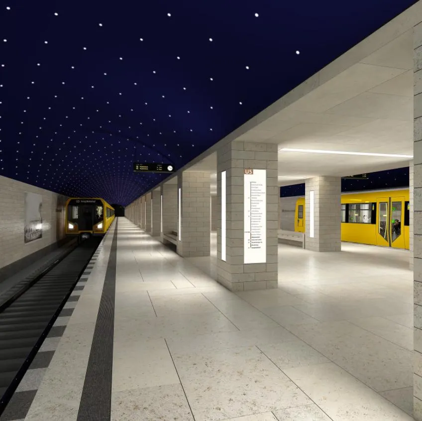 нова станція метро в на музейному острові в Берліні
