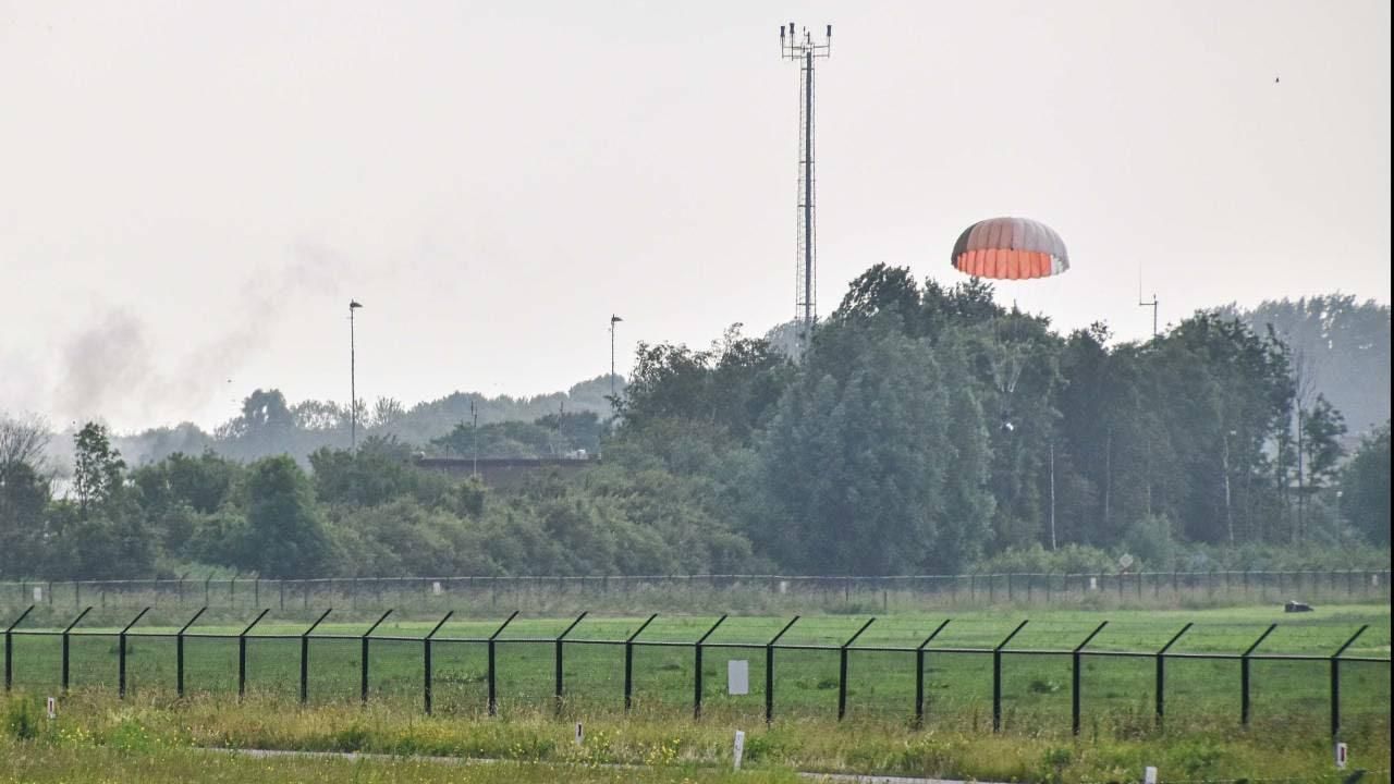 Винищувач F-16 1 липня 2021 врізався в будівлю авіабази Винищувач F-16 1 липня 2021 врізався в будівлю авіабази