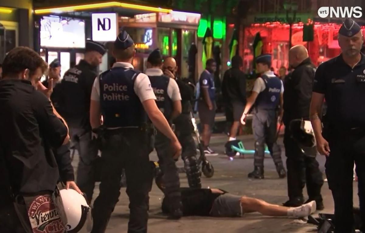 У Брюсселі 3 липня 2021 спалахнули масові заворушення У Брюсселі 3 липня 2021 спалахнули масові заворушення