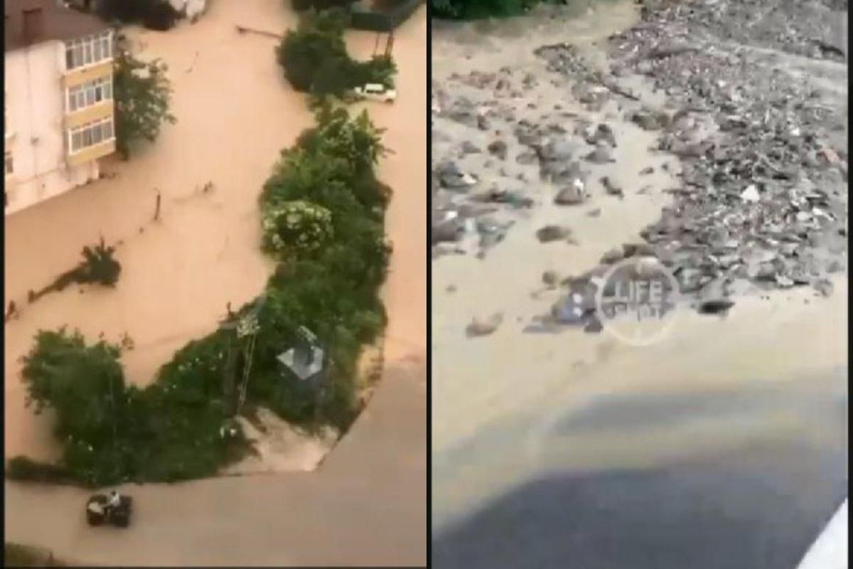 Наводнение в Сочи 5 июля 2021, возможна эвакуации людей: видео