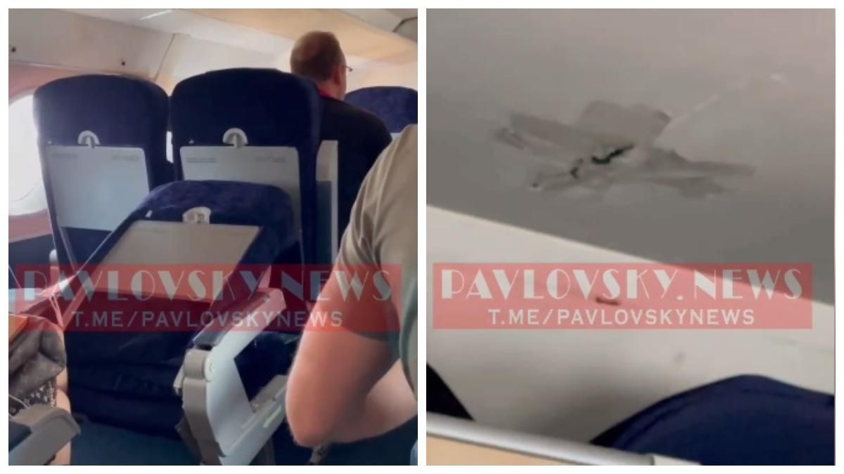 Сломанные стулья и дырки: пассажир рейса Одесса - Киев показал борт