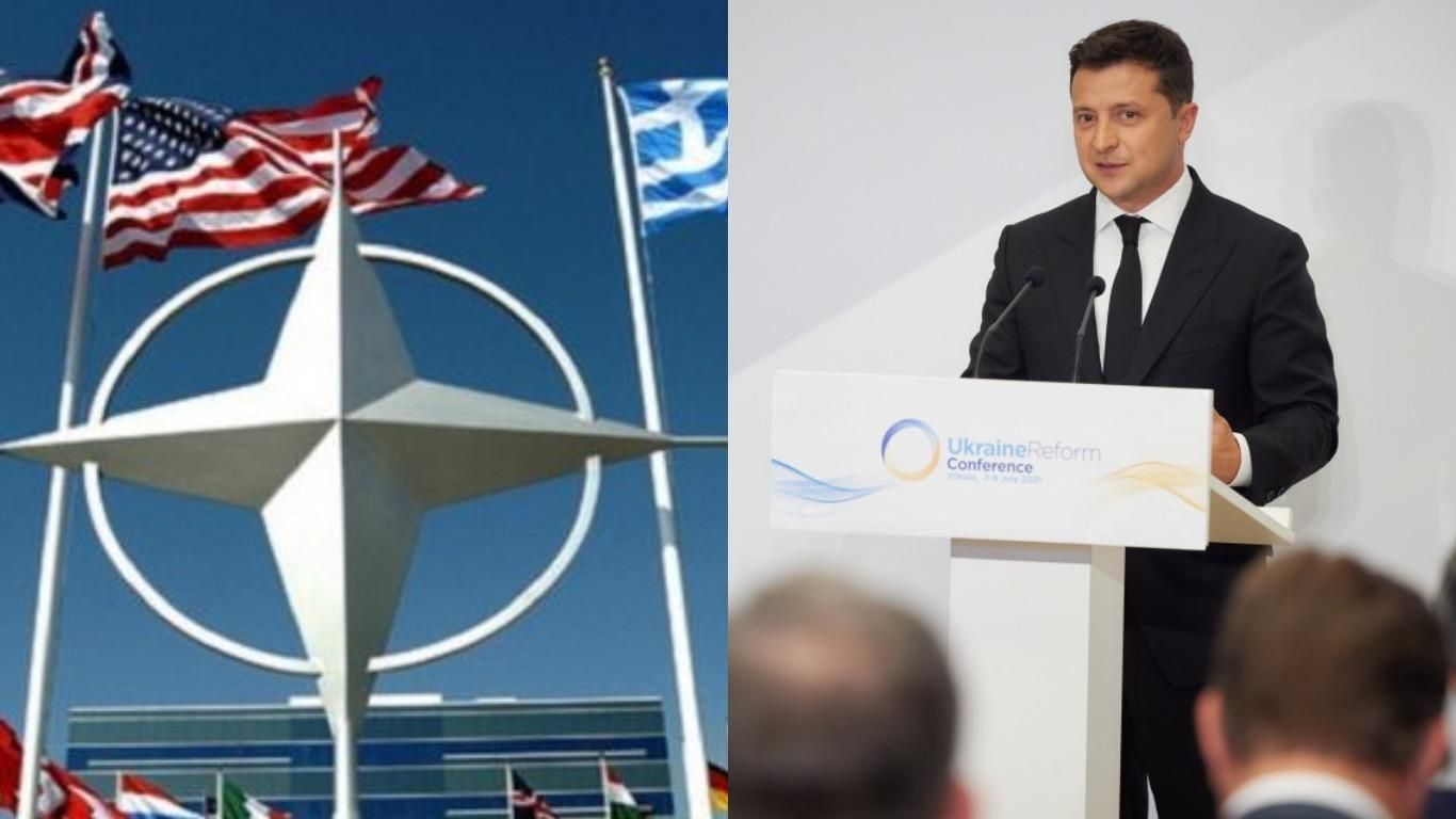Україна хоче отримати перелік реформ для вступу до НАТО, – Зеленський Україна хоче отримати перелік реформ для вступу до НАТО, – Зеленський
