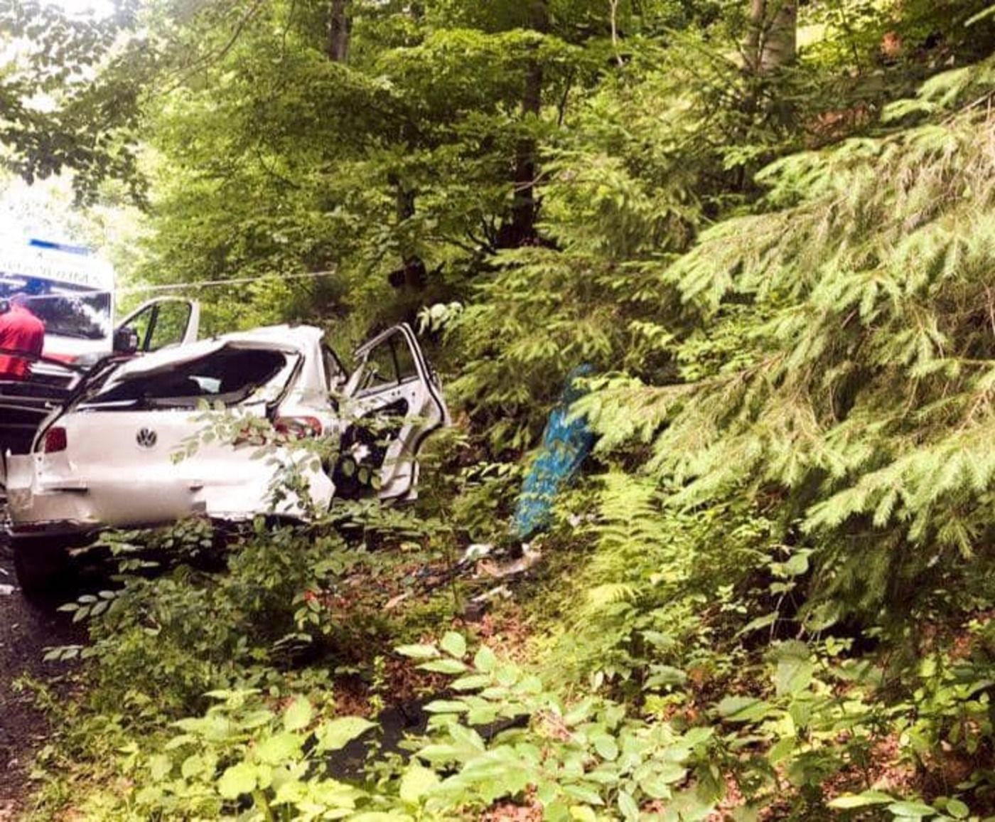 У Карпатах авто злетіло в обрив: водій і всі пасажири загинули