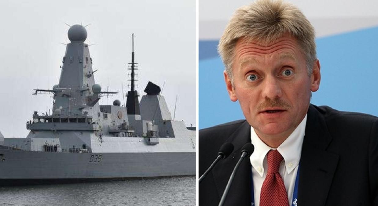 У Кремлі пригрозили повторенням ситуації з британським есмінцем