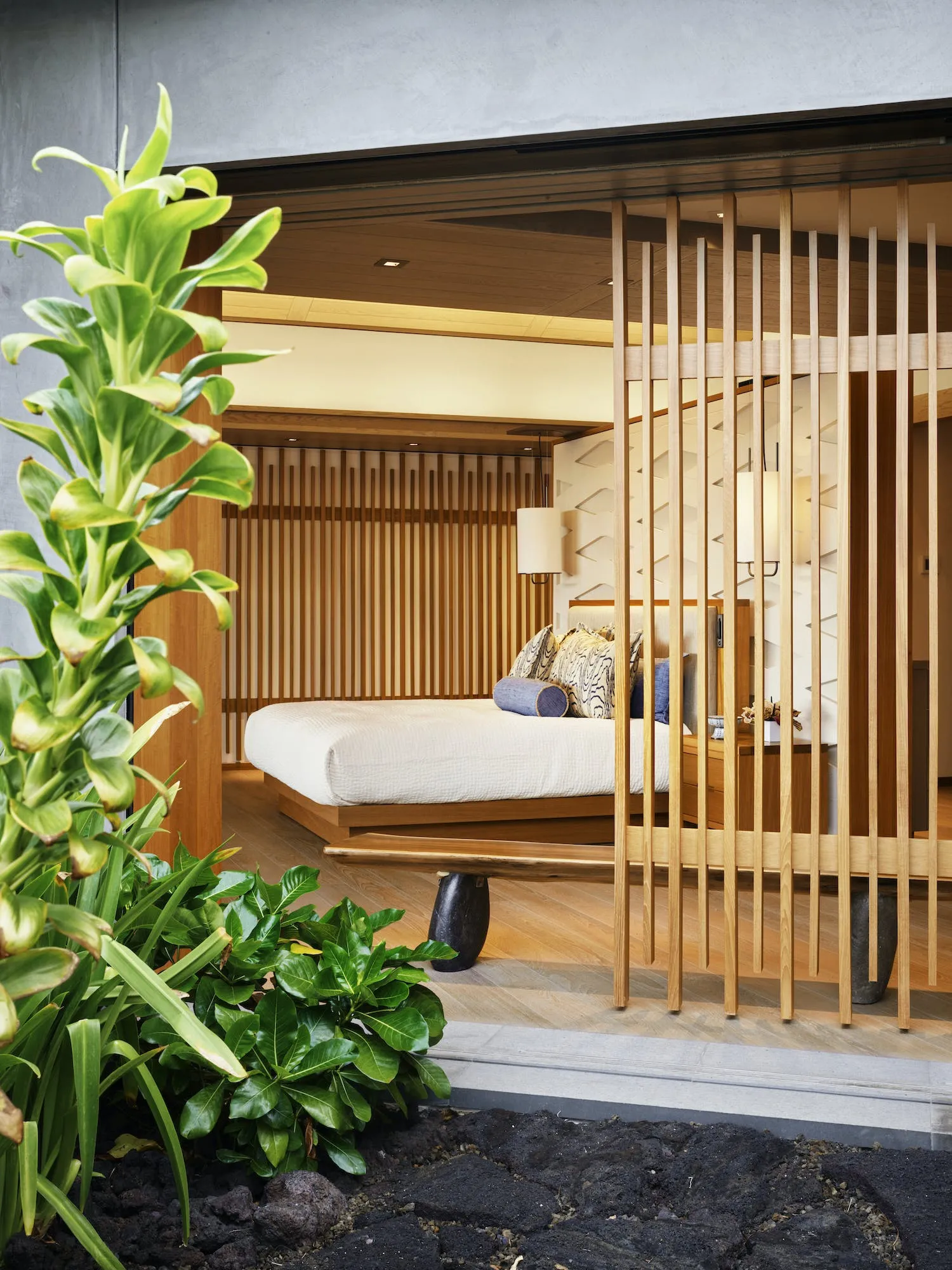 Вілла, розташована на застиглій лаві Вілла, розташована на застиглій лаві