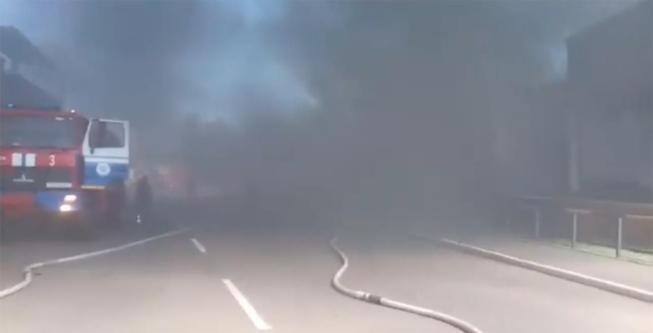 Пожежа на заводі МАЗ в Білорусі 8 липня 2021 року