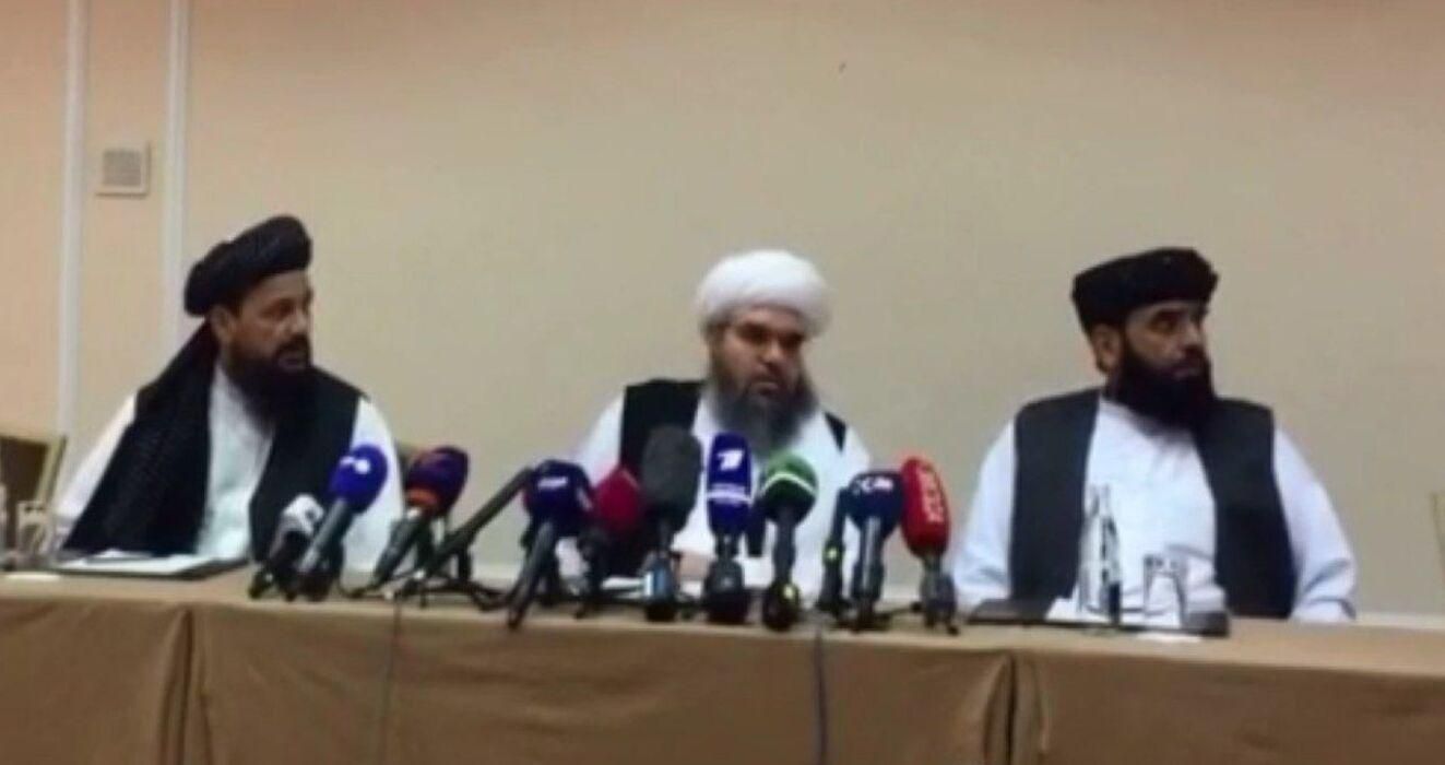 Терористи в гостях у Росії: "Талібан" провів пресконференцію в Москві Терористи в гостях у Росії: "Талібан" провів пресконференцію в Москві