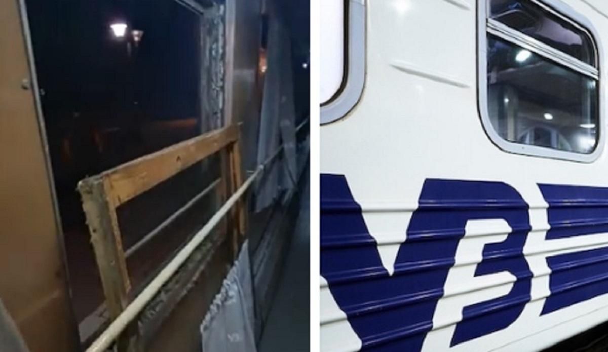 У поїзді Укрзалізниці Одеса - Маріуполь випало вікно – відео