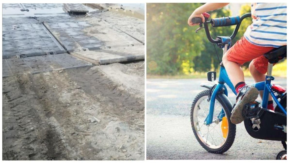 Перелетел через велосипед: в Ровенской области ребенок погиб на мосту