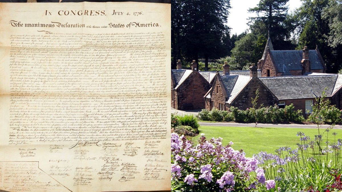 Шотландка нашла на чердаке копию Декларации независимости США