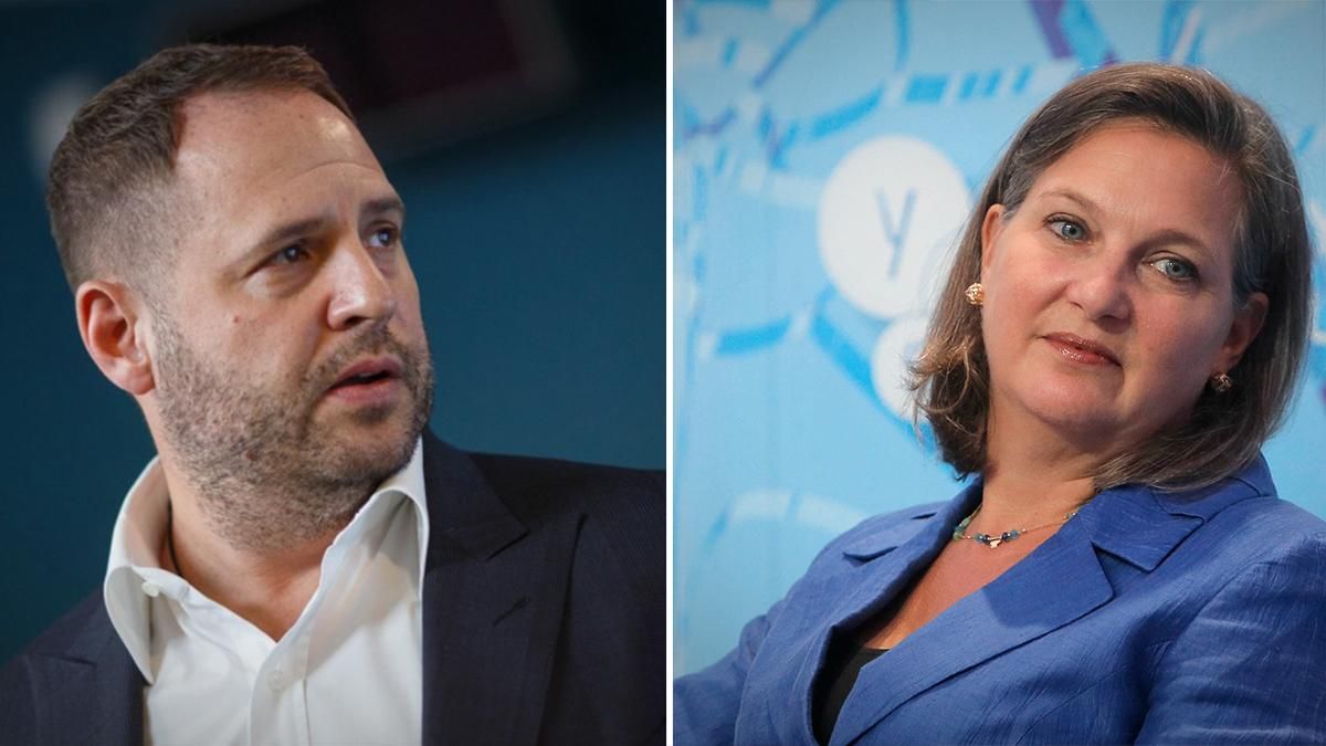 Єрмак та Нуланд обговорили план візиту Зеленського у США Єрмак та Нуланд обговорили план візиту Зеленського у США