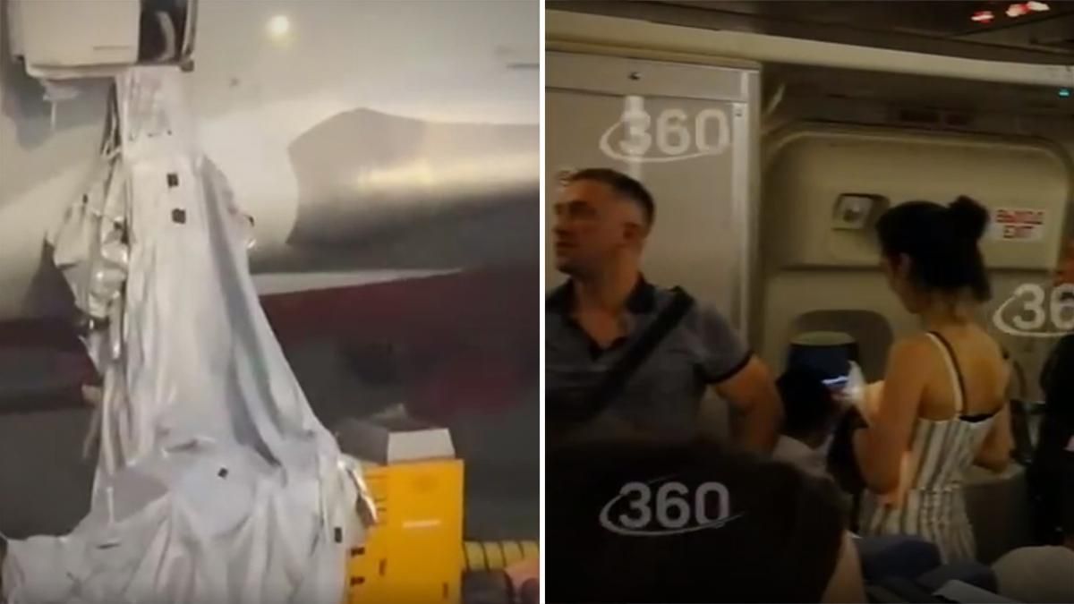 В РФ пассажир открыл аварийный люк самолета: рейс задержали – видео