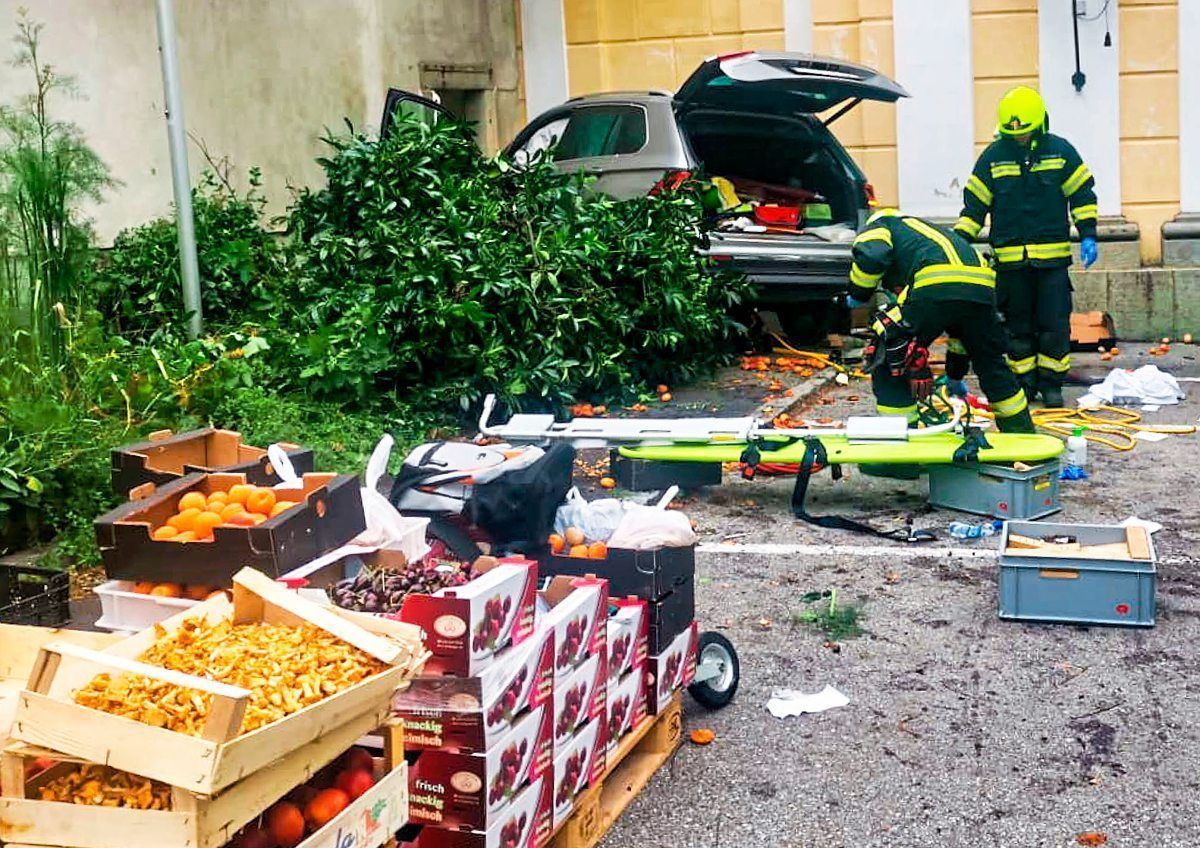 Водитель въехал в толпу в Австрии: есть пострадавшие Водитель въехал в толпу в Австрии: есть пострадавшие