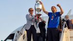 По-чемпіонськи: у Римі зустріли збірну Італії після повернення з фіналу Євро-2020