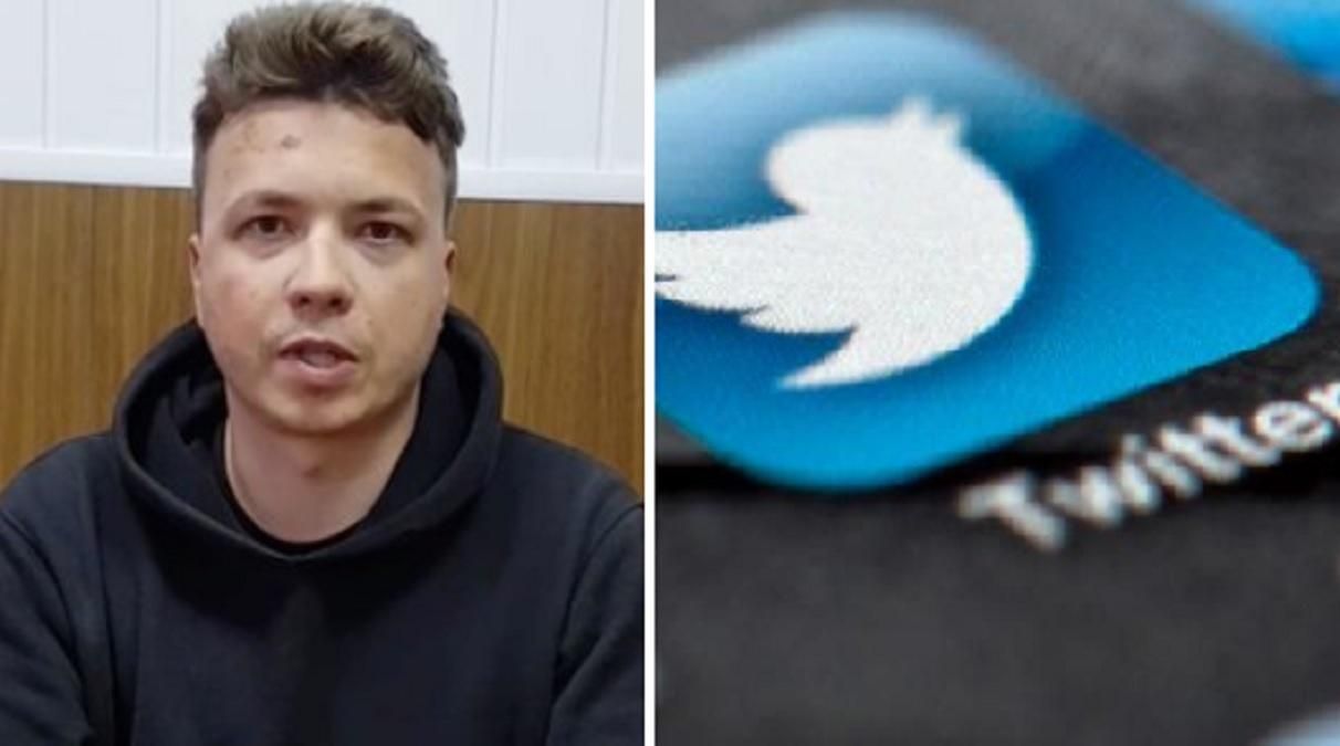 Twitter заблокировал якобы учетную запись Протасевича
